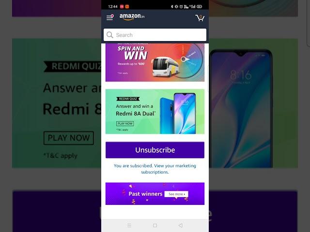 Amazon Redmi Quiz Contest Answers Today | Win Redmi 8A Dual Smartphone | Findott