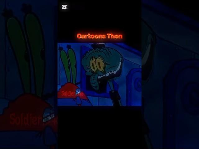 Cartoons Now vs Then#shorts