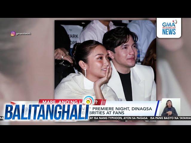 "Hello, Love, Again" premiere night, dinagsa ng executives, celebrities at fans | Balitanghali