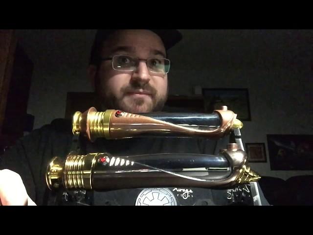 Darth Sidious Lightsaber Review - 89Sabers and Korbanth Sid 1.0