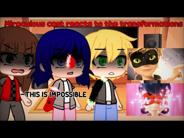 MIRACULOUS CAST REACTS TO THE TRANSFORMATIONS