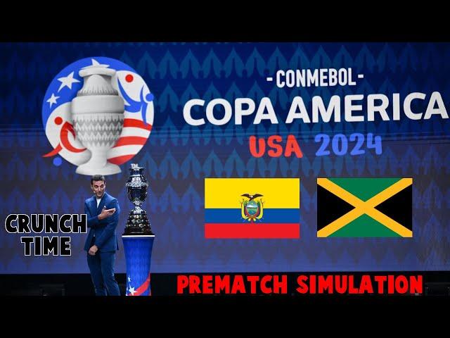 Ecuador vs Jamaica | Copa America 2024 | Pre-Game Simulation