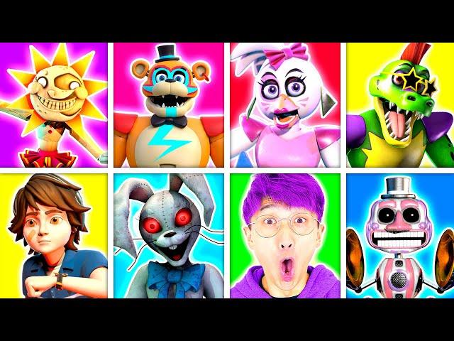 LANKYBOX Playing FIVE NIGHTS AT FREDDY'S: SECURITY BREACH PART 6!? (WE FINISHED THE GAME!)