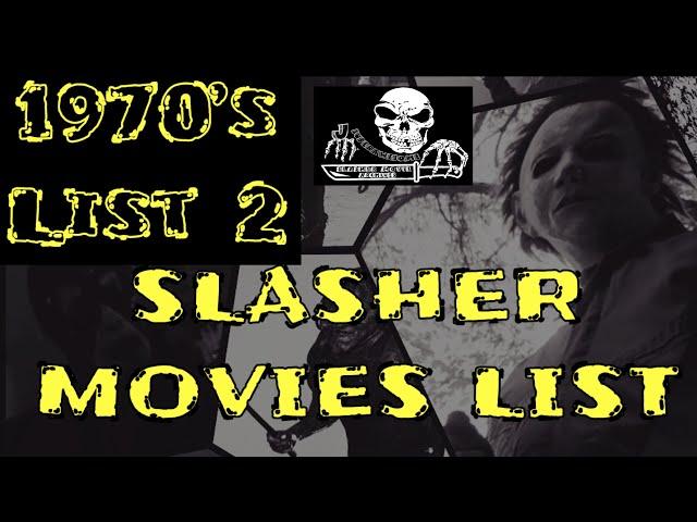 Slasher Movies List - 1970’s Slasher Movies List 2