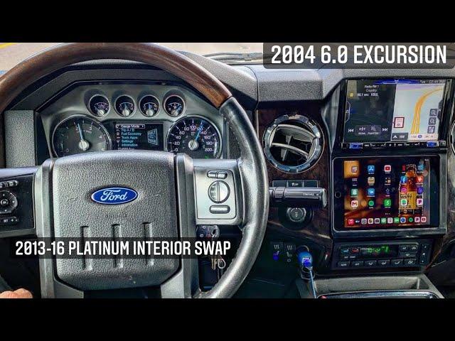 “Black Ice Box” 04 6.0 Excursion Part 5 - 2013-16 Platinum Interior swap - Walk around & the bill $$