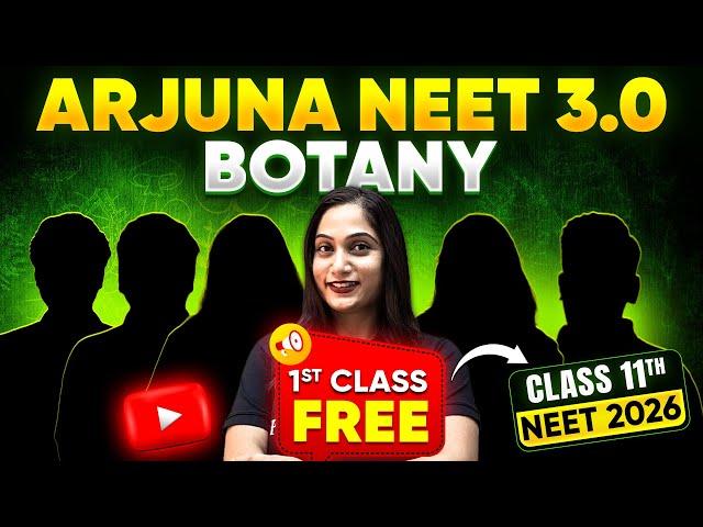 1st Free Class of Arjuna NEET 3.0| Botany by Archana Rathi Mam | NEET 2026