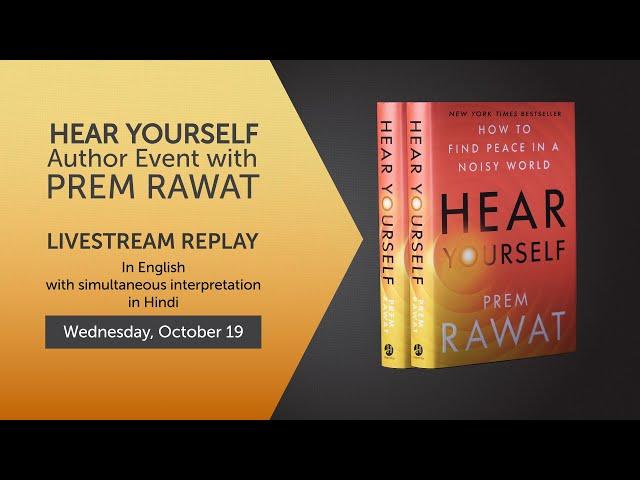 Prem Rawat’s Author Event, Malaysia - Replay