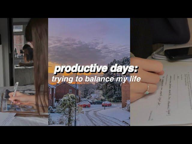 productive days in my life | here’s some motivation