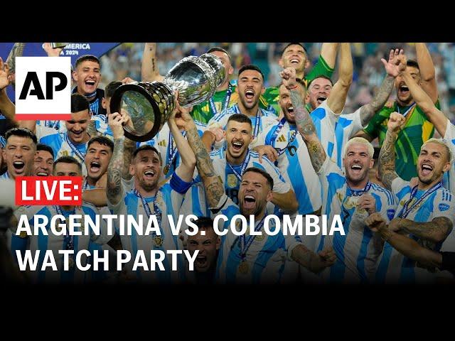 LIVE: Argentina wins Copa America title, beats Colombia 1-0 (watch party)