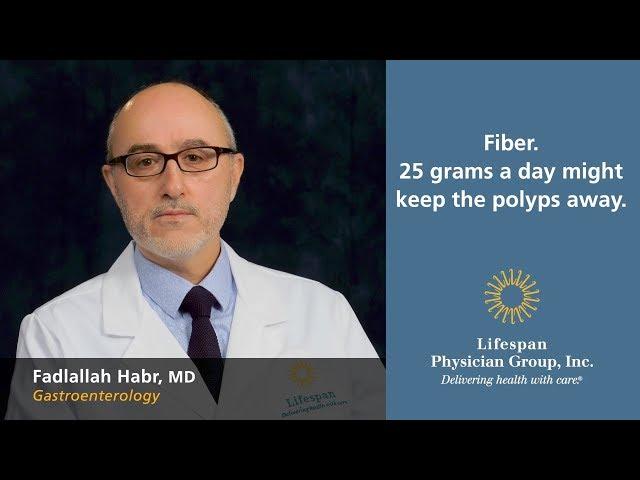 Fiber.  25 grams a day might keep the polyps away.