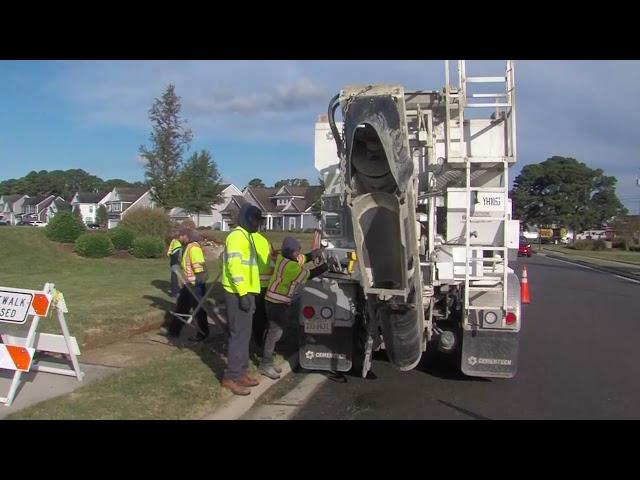 Chesapeake Public Works' Concrete Trucks