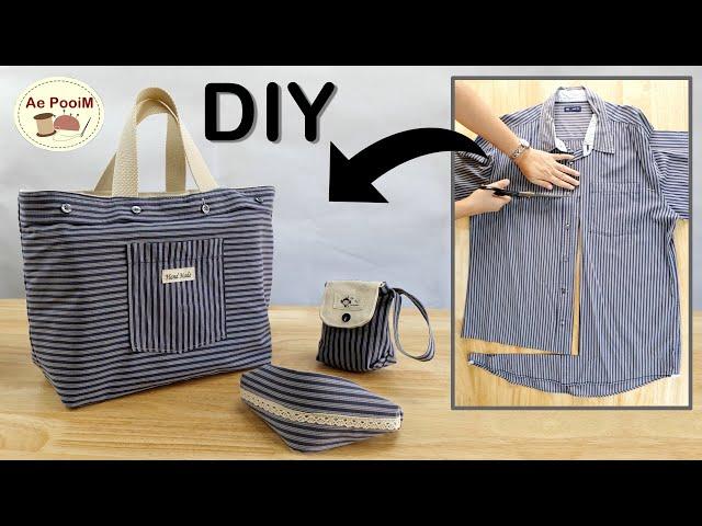 Don't throw away your old shirt. Can be transformed into a cool sewing projects.