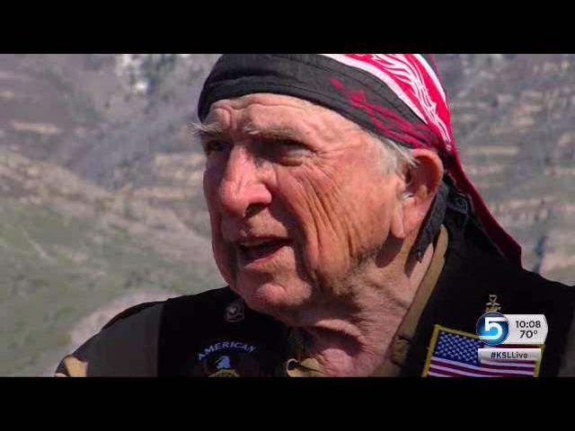 89-year-old man rides motorcycle across America for military veterans