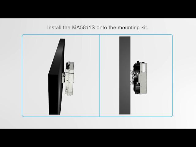 HUAWEI Access Network-MA5811S-DE48 Installation Guide-Wall mounted