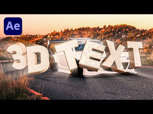 How to create 3D text in After Effects - Element 3D