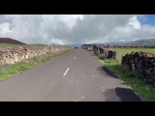 ‎⁨ Cycling on the small road near Mirador de Jinama in el Hierro⁩, ⁨Spain⁩