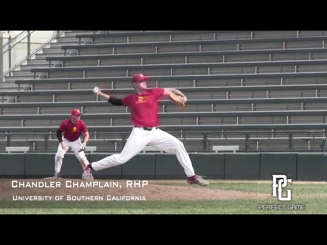 Chandler Champlain Prospect Video, RHP, University of Southern California Open Side