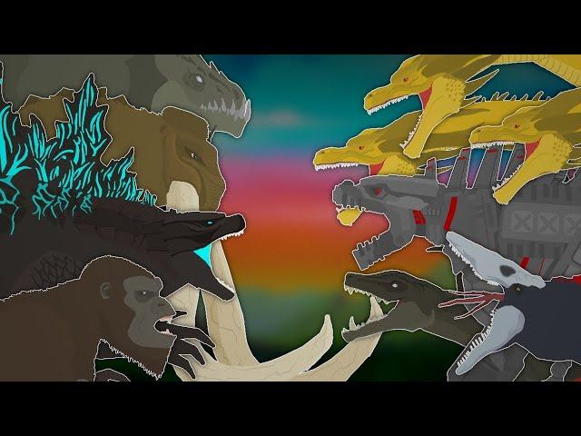 Godzilla Monsterverse Battles  |  BATTLE COMPILATION  |  Pivot Animator