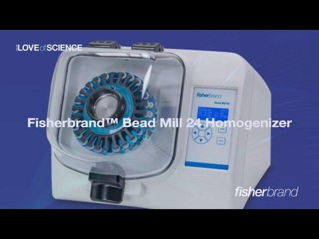 Product of the Month September 23 : Fisherbrand Bead Mill 24 Homogenizer