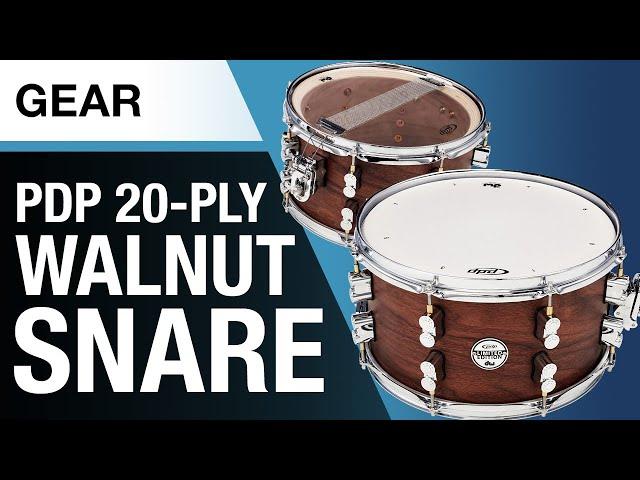 PDP 13"x07" Walnut Snare | Extremely assertive but still sensitive | Thomann