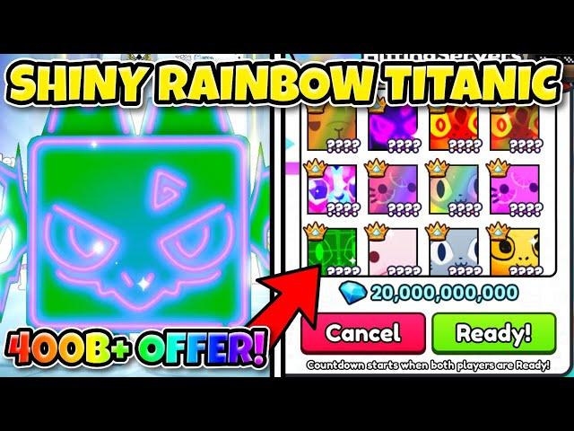 INSANE OFFERS For *Shiny Rainbow Titanic Neon Agony* in Pet Simulator 99!