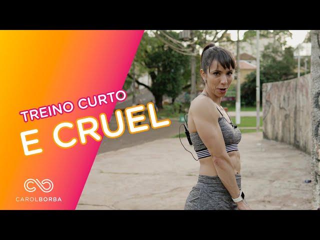 Treininho curto e cruel para pernas! - Carol Borba