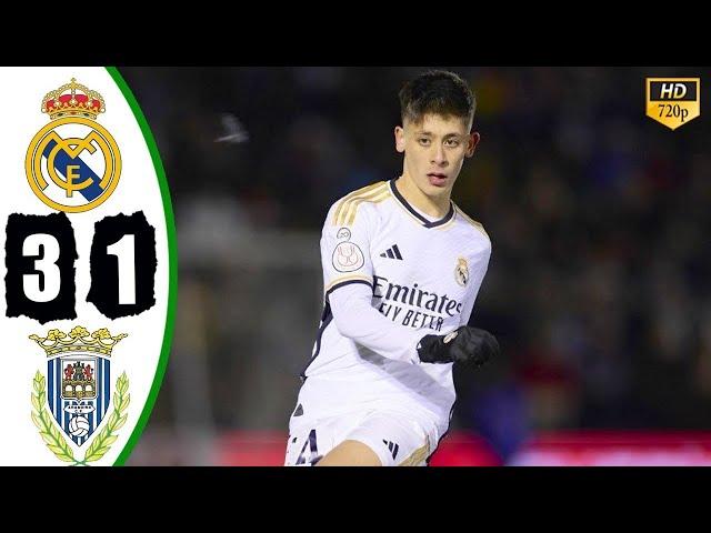 Unforgettable Arda Guler Debut: Real Madrid 3-1 Arandina | Watch the Amazing Highlights