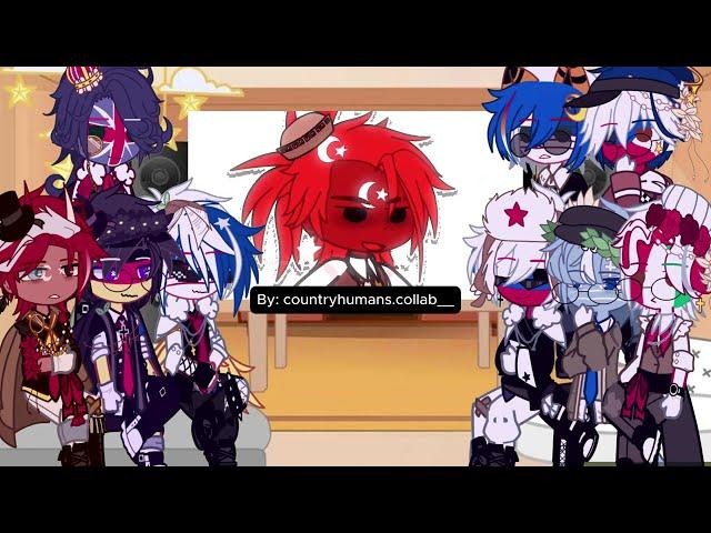 Countryhumans react to / gacha / countryhumans/ warning: Ships