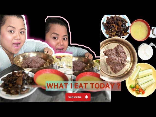 DHADO AND MUTTON CURRY ढेडो साँग खसीको तरकारीकि ].@Sukutmg1 .