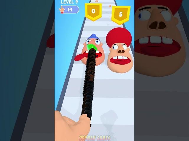 Finger Runner 3D Game - Finger in the Nose #9 #Shorts #Viral #Funny