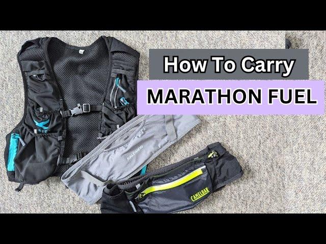 Ways To Carry Fuel While Running / Marathon Training? Hydration Vest/Belt? Salamon Harrier Camelbak