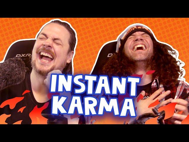 REACTING to ICONIC Instant Karma moments | Game Grumps Compilations