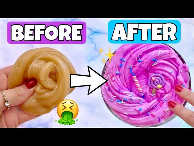 Fixing SCAM SLIMES off SHEIN!  *Slime Makeovers DIY*