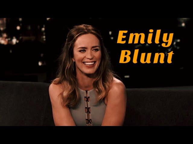 emily blunt laughing for 58 seconds