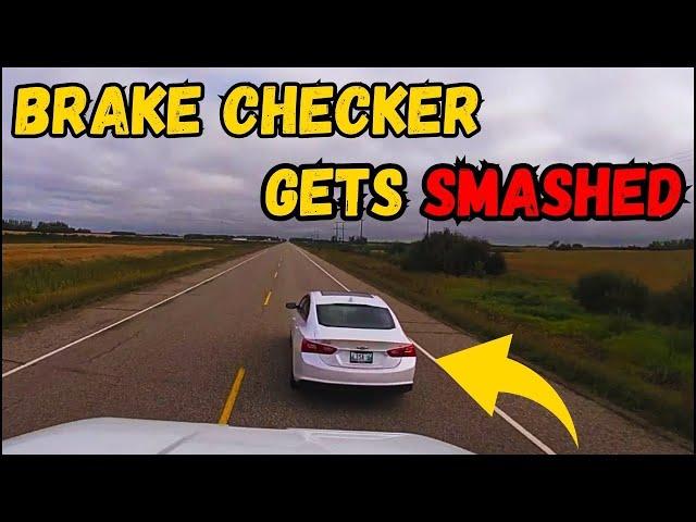 BEST OF SEMI-TRUCKS ROAD RAGE 2025 | Road Rage, Brake Checks, Karens.