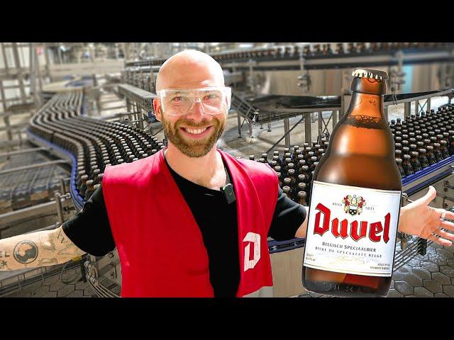 Duvel Beer Brewery Tour! Making 1,924,701 Beers A Day In Belgium!