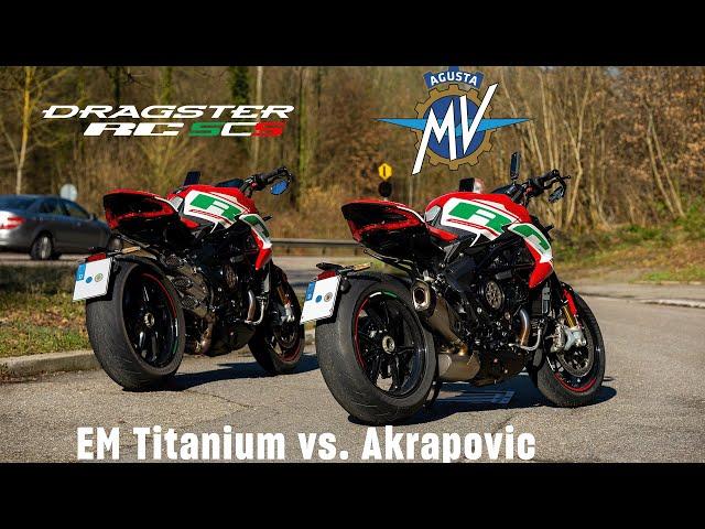 Em Titanium vs. Akrapovic und Dragster RC Erfahrungswerte eines Ducati Fahrers