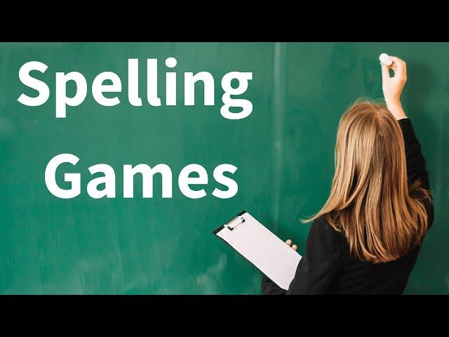 10 Spelling Games for English Class