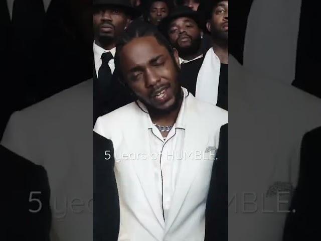 Kendrick Lamar’s HUMBLE. was released five years ago today (3/30/17).