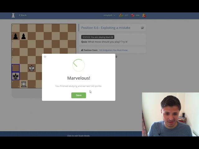 Chessable Spaced Repetition Chess Study Session #1 - 100 Endgames You Must Know