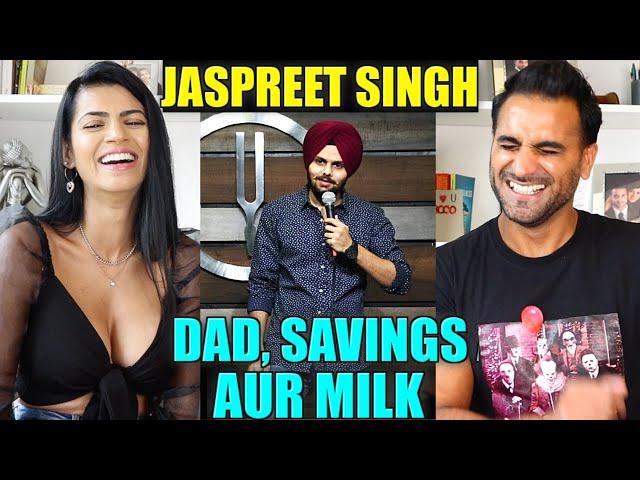 DAD, SAVINGS AUR MILK | Jaspreet Singh Stand Up Comedy | Magic Flicks REACTION!!!