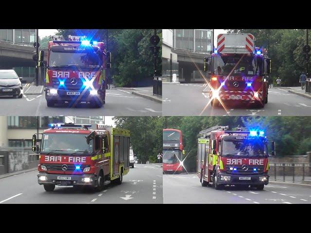 *FULL HOUSE* - London Fire Brigade Paddington A21 FULL HOUSE Turnout to HIGH RISE INCIDENT!