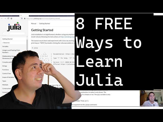 Top 8 FREE resourcs for learning Julia