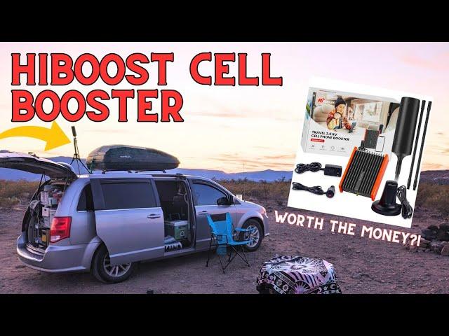 HiBoost Cell Phone Booster for RVs & Van Life - Is It Worth the Cost?! | Living in a Minivan Camper