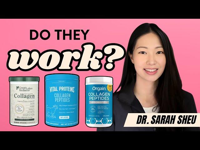 Do Collagen Peptides REALLY WORK for Anti-aging? - Dermatologist Dr. Sarah Sheu