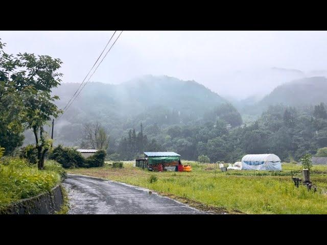 4K Walk Japan, Japan Rains The most beautiful - Japan Rural Beauty