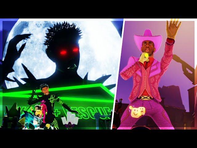 LIL NAS X ROBLOX CONCERT | FULL CONCERT | Old Town Road, Rodeo, Panini, Holiday