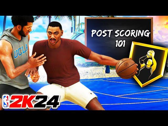 The MOST TOXIC ‘POST SCORING 101’ TUTORIAL For NBA 2K24… BEST BASICS POST SCORING/DRIBBLE TUTORIAL!