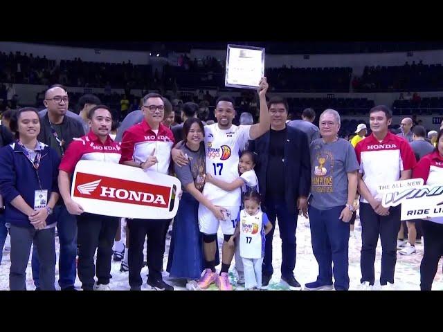 Jayson Castro Finals MVP awarding and speech | PBA Season 49 Governors' Cup Finals