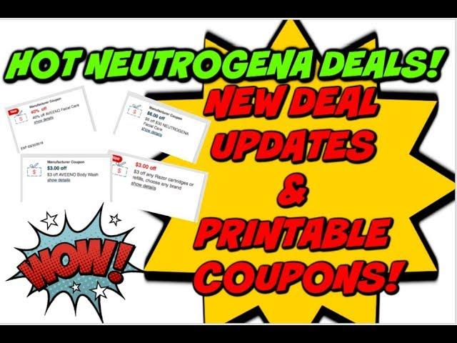 MUST WATCH DEAL UPDATES & NEW COUPONS | AWESOME NEUTROGENA DEALS!